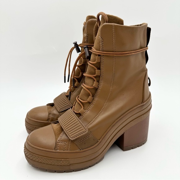 Converse GR82 Hi Top Glove Brown Mountain Club Leather Platform Combat Boots - Picture 4 of 11